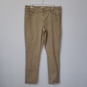 Levi`s 311 Shaping Skinny Jeans Women's   Stretch Sueded Cotton Twill Tan Pant